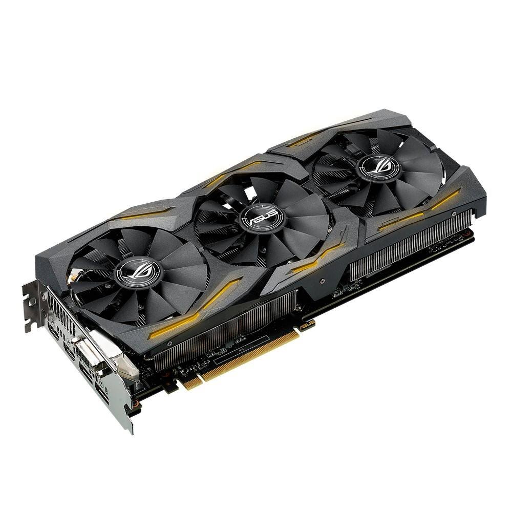 Placa de Vídeo VGA Asus NVIDIA GeForce GTX1060, 6Gb GDDR5, DVI/2-HDMI/2-DP,ROG STRIX-GTX1060-6G-GAMING