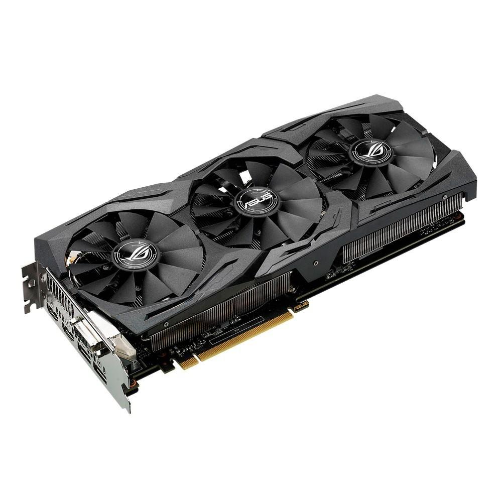 Placa de Vídeo VGA Asus NVIDIA GeForce GTX1060, 6Gb GDDR5, DVI/2-HDMI/2-DP,ROG STRIX-GTX1060-6G-GAMING