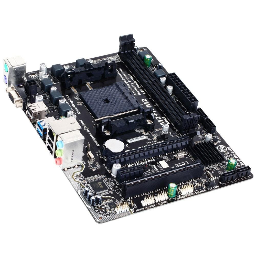 Placa-Mãe Gigabyte GA-F2A68HM-S1, AMD FM2+, mATX, DDR3