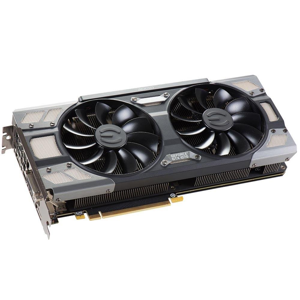 Placa de Vídeo EVGA NVIDIA GeForce GTX 1070 FTW DT Gaming 8GB, GDDR5 - 08G-P4-6274-KR