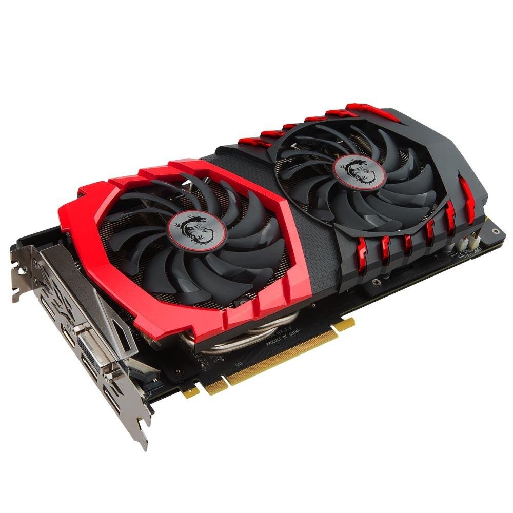 Imagem 2 de 8 do produto Placa de Vídeo VGA NVIDIA MSI GEFORCE GTX 1060 Gaming X 3GB DDR5 192Bits GTX 1060 GAMING X 3G