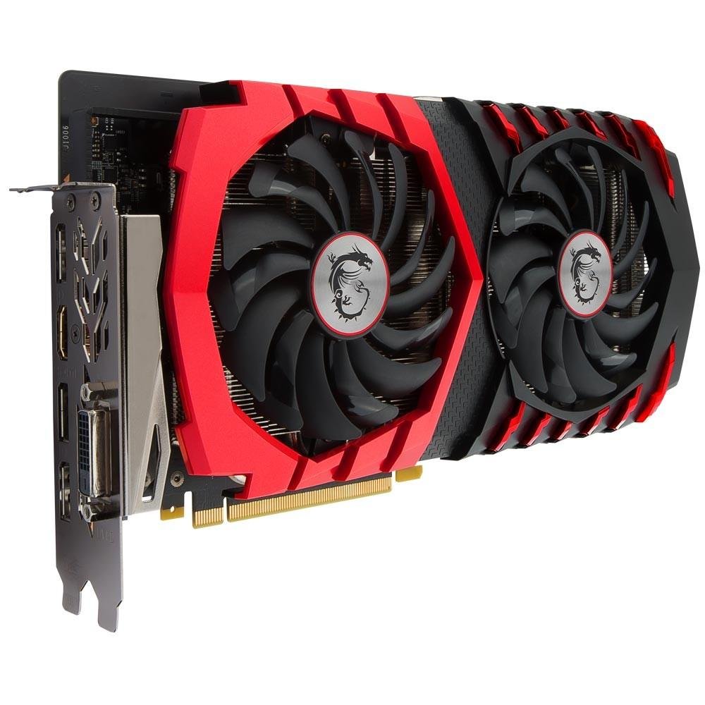 Imagem 8 de 8 do produto Placa de Vídeo VGA NVIDIA MSI GEFORCE GTX 1060 Gaming X 3GB DDR5 192Bits GTX 1060 GAMING X 3G