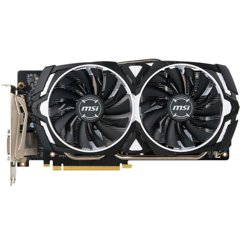 Imagem 4 de 5 do produto Placa de Vídeo VGA NVIDIA MSI GEFORCE GTX 1060 Armor OC 6GB DDR5 192Bits GTX 1060 ARMOR 6G OCV1
