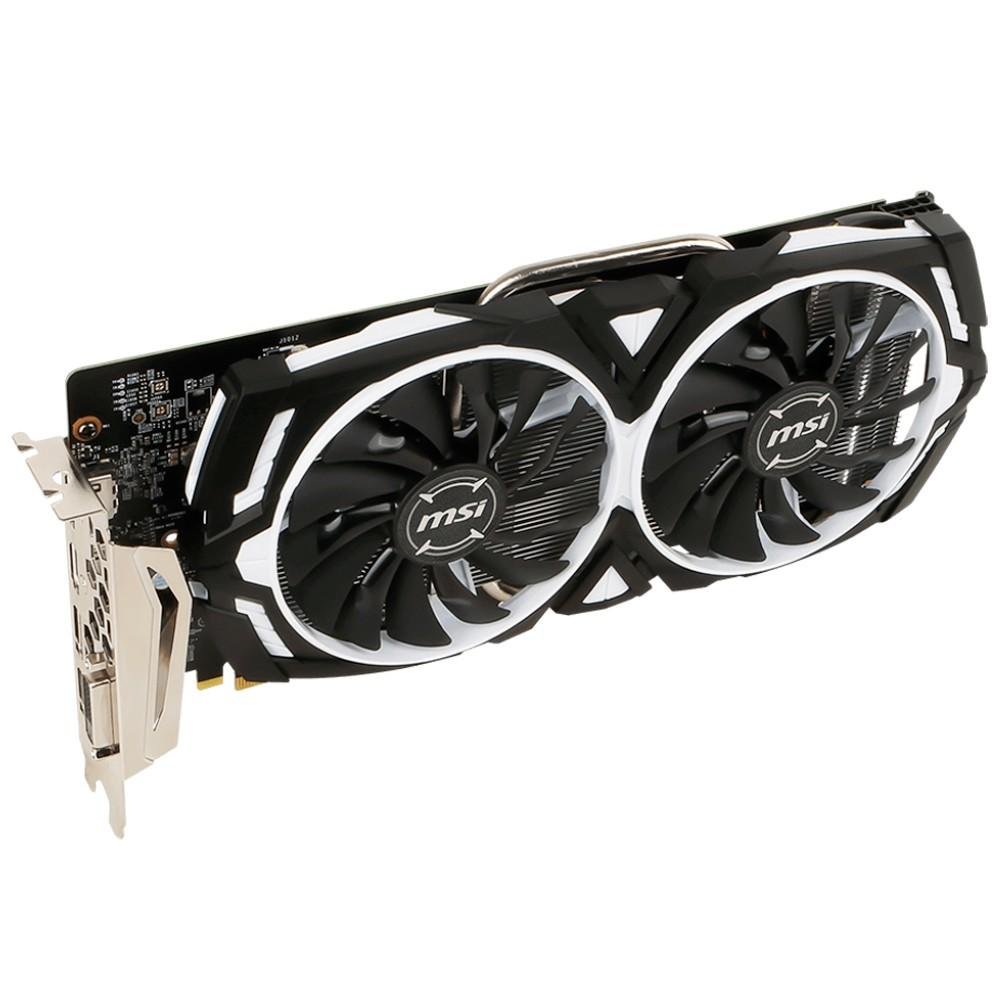 Imagem 5 de 5 do produto Placa de Vídeo VGA NVIDIA MSI GEFORCE GTX 1060 Armor OC 6GB DDR5 192Bits GTX 1060 ARMOR 6G OCV1