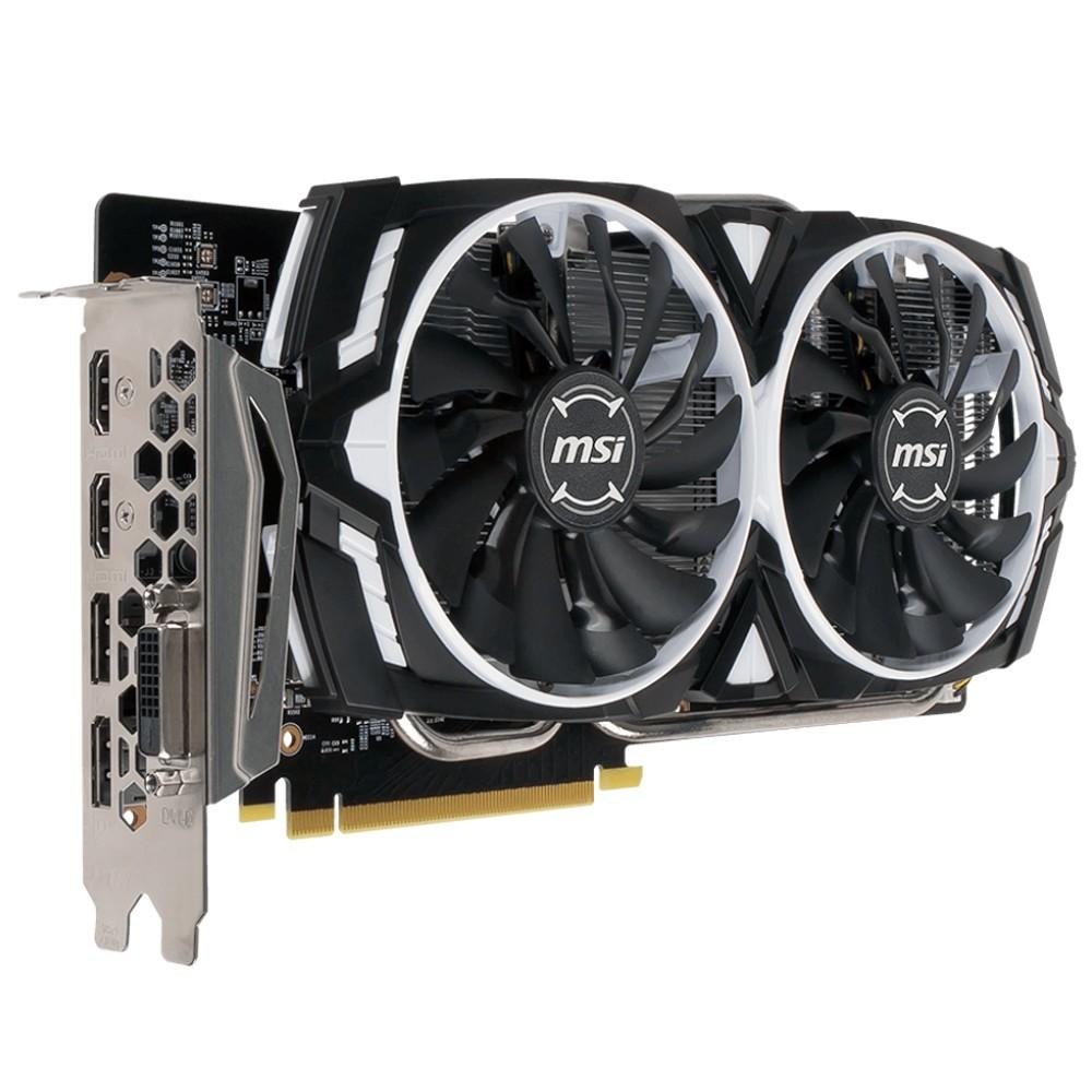 Imagem 2 de 5 do produto Placa de Vídeo VGA NVIDIA MSI GEFORCE GTX 1060 Armor OC 6GB DDR5 192Bits GTX 1060 ARMOR 6G OCV1