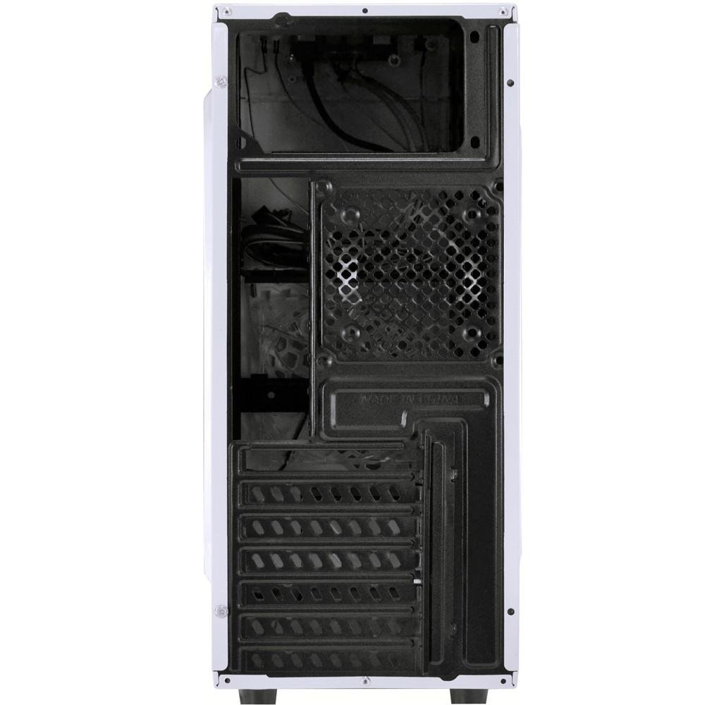 Imagem 3 de 8 do produto Gabinete Vinik MidTower VX Gaming Eclipse V2 Branco FAN Frontal 120mm LED Azul Janela Acrílica 25336