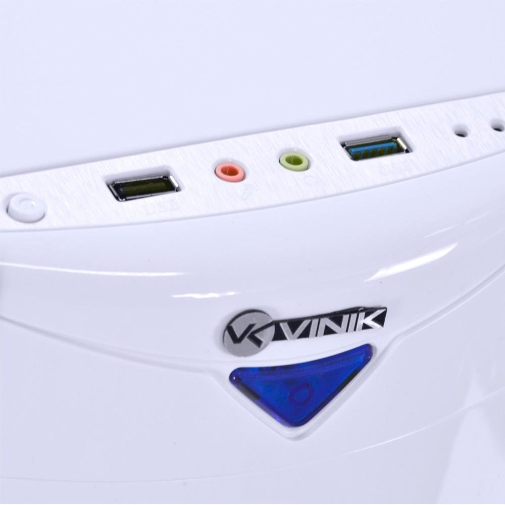 Imagem 6 de 8 do produto Gabinete Vinik MidTower VX Gaming Eclipse V2 Branco FAN Frontal 120mm LED Azul Janela Acrílica 25336