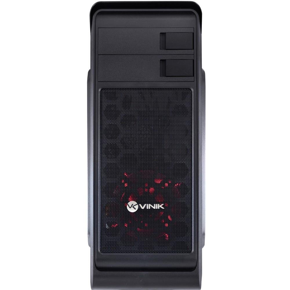Gabinete Vinik MidTower Hunter Lateral em Acrílico e LED Vermelho 24870