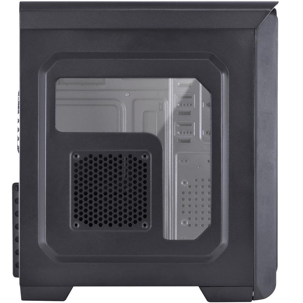 Gabinete Vinik MidTower Hunter Lateral em Acrílico e LED Vermelho 24870
