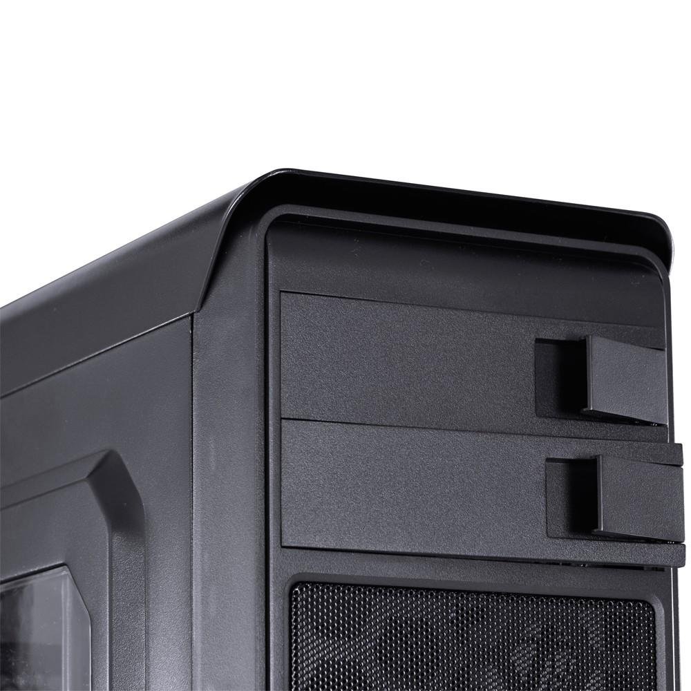 Gabinete Vinik MidTower Hunter Lateral em Acrílico e LED Vermelho 24870