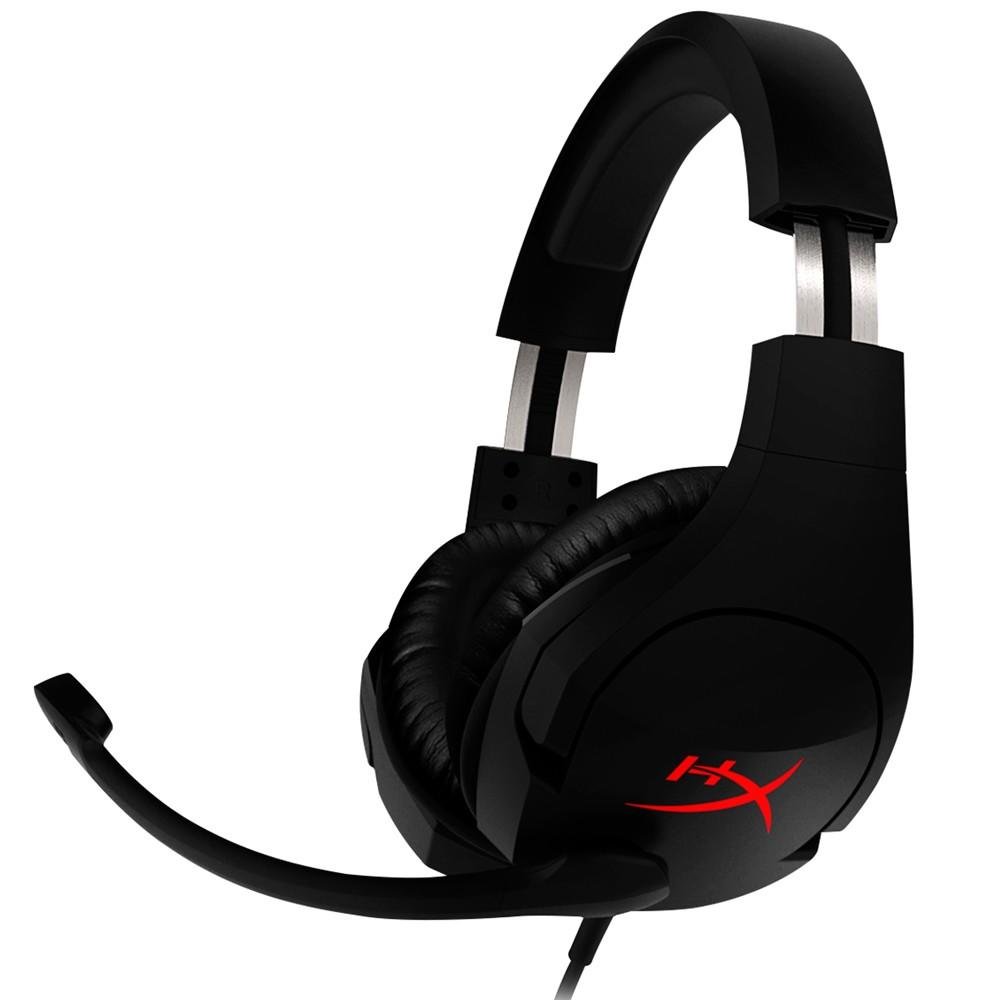 Headset Gamer HyperX Cloud Stinger, Drivers 50mm, Múltiplas Plataformas, P2 e P3, Preto - 4P5L7AA#ABL Headset Gamer HyperX Cloud Stinger, Drivers 50mm, Múltiplas Plataformas, P2 e P3, Preto - 4P5L7AA#ABL