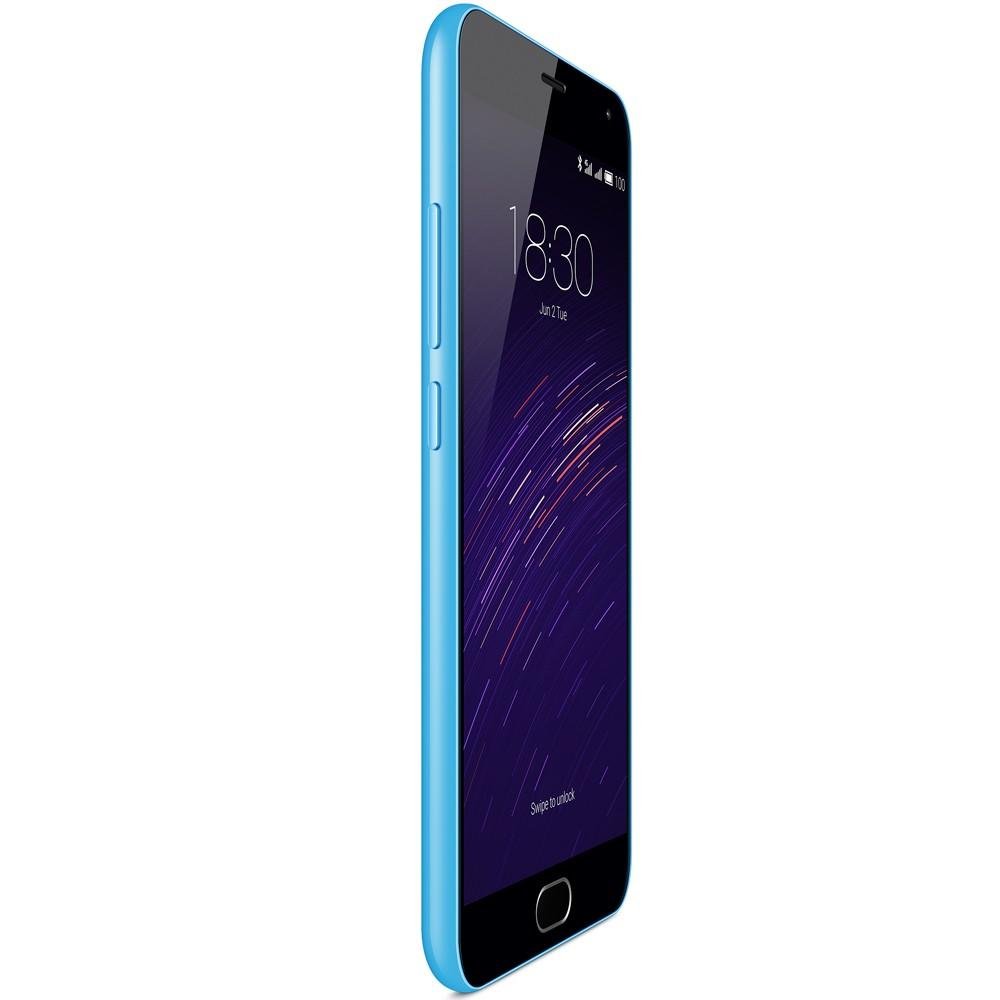 Smartphone Meizu M2 Note, Processador Octa Core, Android 5, Tela 5.5´, 16GB, 13MP, 4G, Dual Chip, Híbrido - Azul