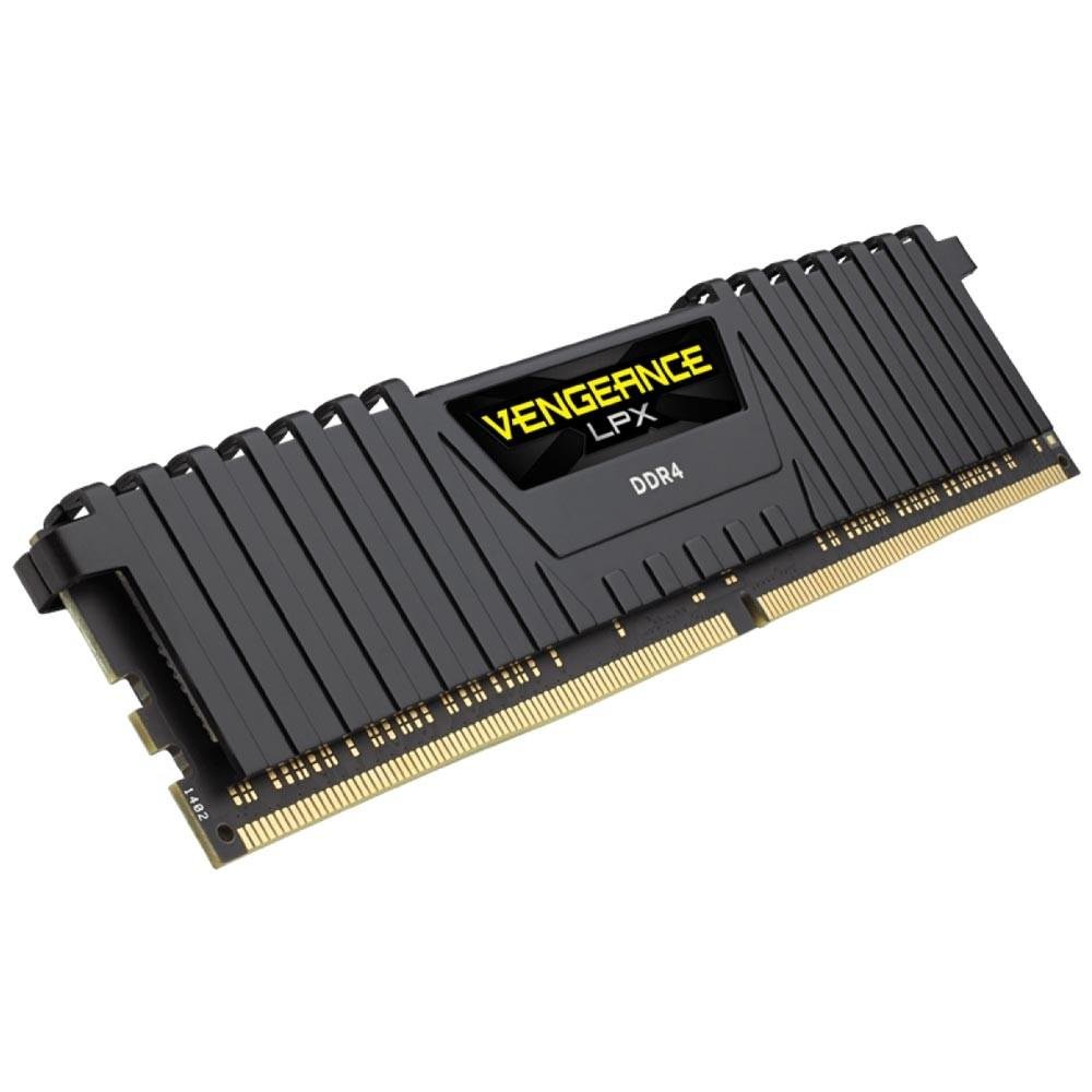 Imagem 2 de 3 do produto Memória Corsair Vengeance LPX, 8GB, 2400MHz, DDR4, CL14, Preto - CMK8GX4M1A2400C14