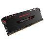 Memória Corsair Vengeance LED Vermelho, 16GB (2x8GB), 3000MHz, DDR4, CL15, Preto - CMU16GX4M2C3000C15R