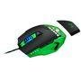Mouse Gamer Warrior 3200DPI 6 botões Preto e Verde com LED Azul - MO245