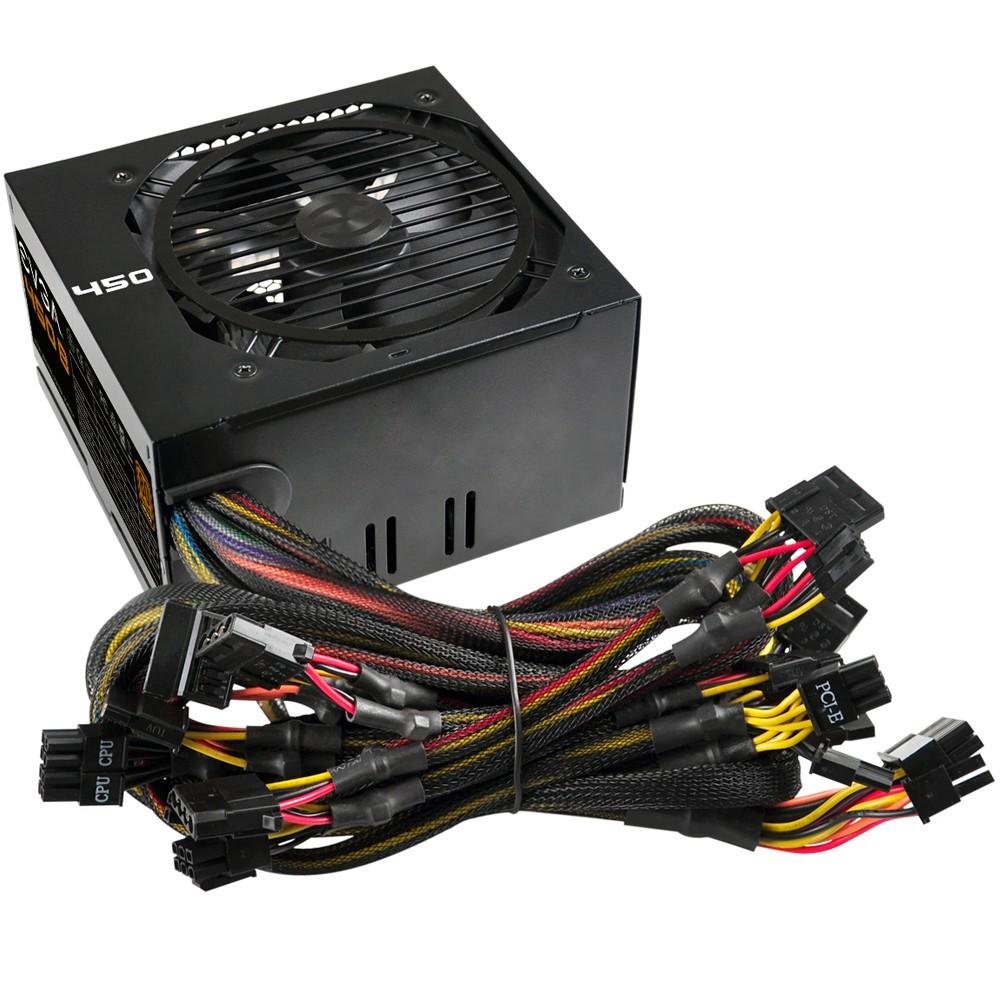 Imagem 4 de 5 do produto Fonte EVGA 450W 80 Plus Bronze 100-B1-0450-K