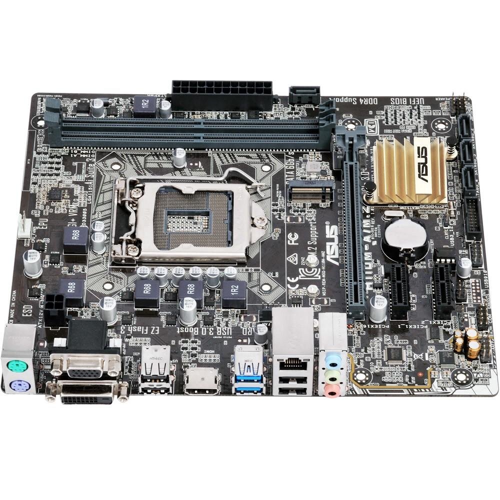 Placa-Mãe Asus H110M-A/M.2, Intel LGA 1151, mATX, DDR4