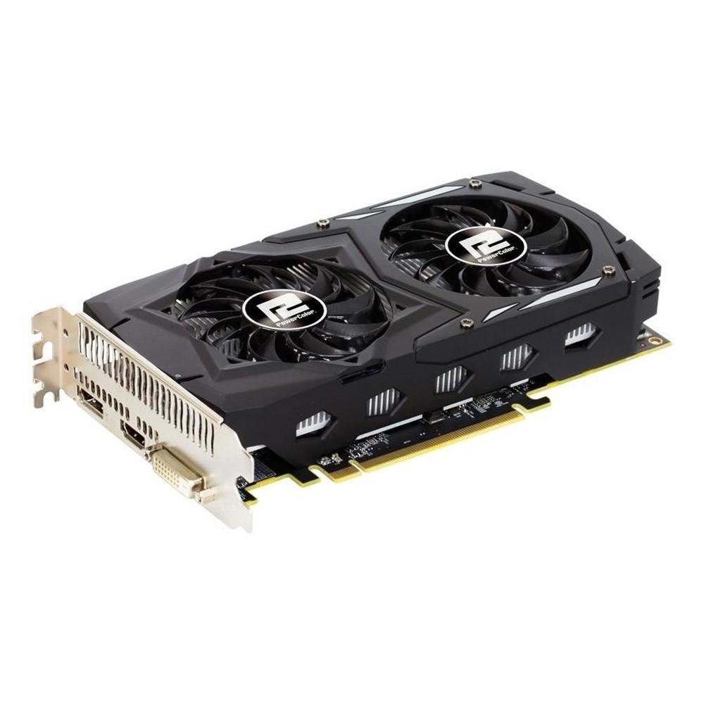 Placa de Vídeo VGA PowerColor AMD Radeon RX 460 Red Dragon 4GB GDDR5 AXRX 460 4GBD5-DHV2/OC