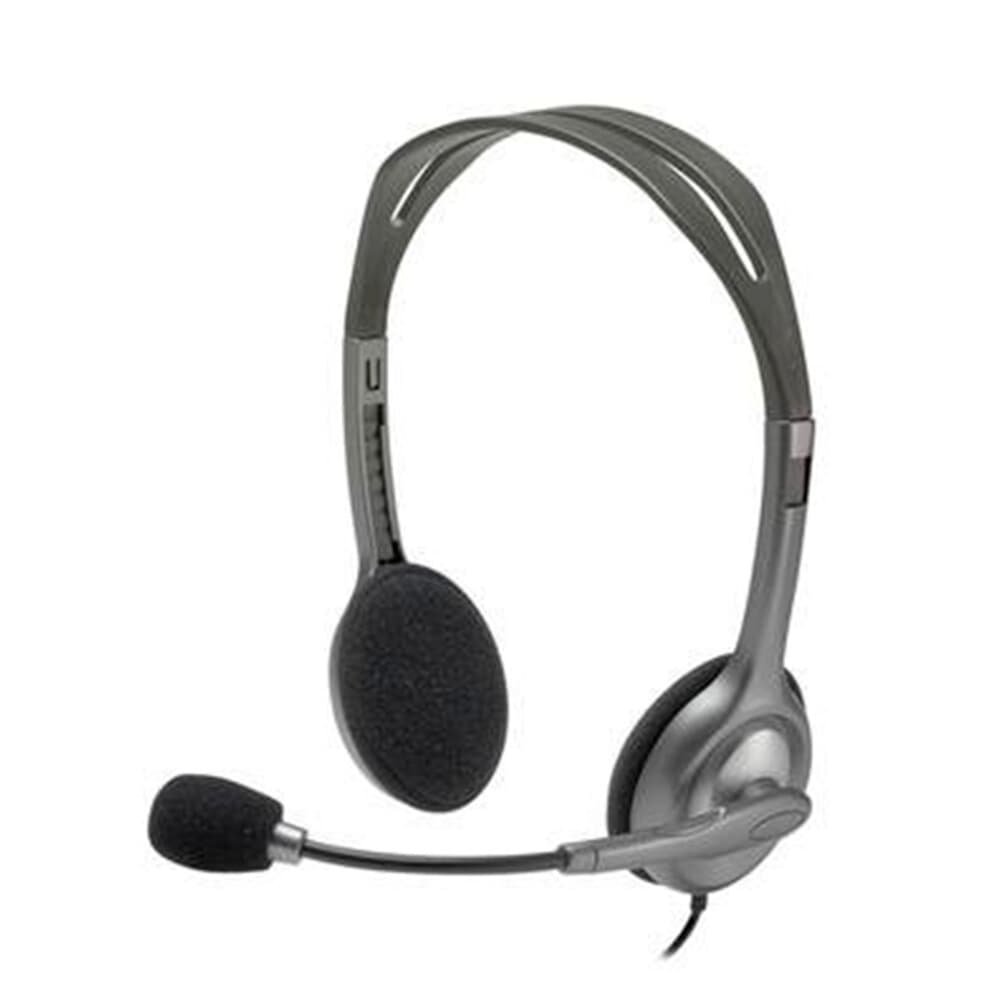 Imagem 6 de 7 do produto Kit Escritório Logitech - Mouse sem fio M190 Cinza + Teclado sem fio K70 + Headset com fio H111