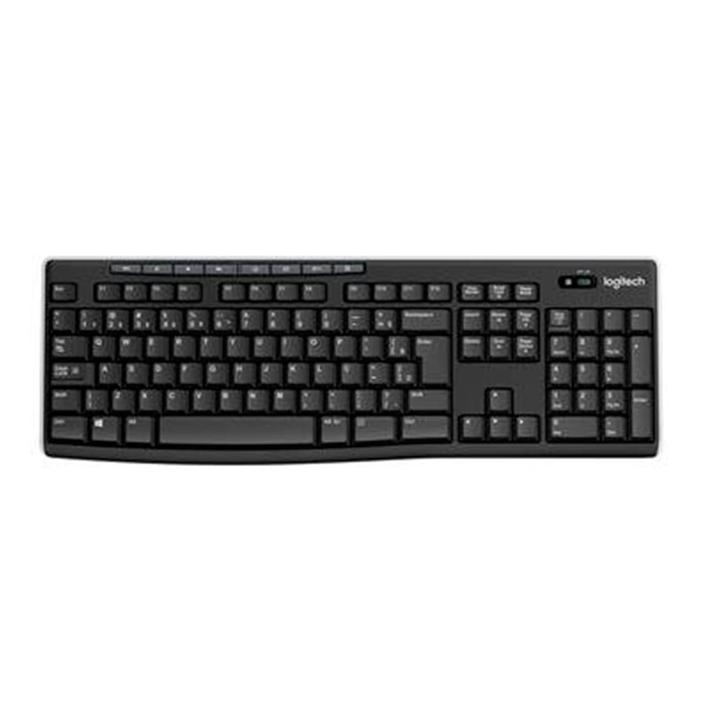 Imagem 2 de 7 do produto Kit Escritório Logitech - Mouse sem fio M190 Cinza + Teclado sem fio K70 + Headset com fio H111