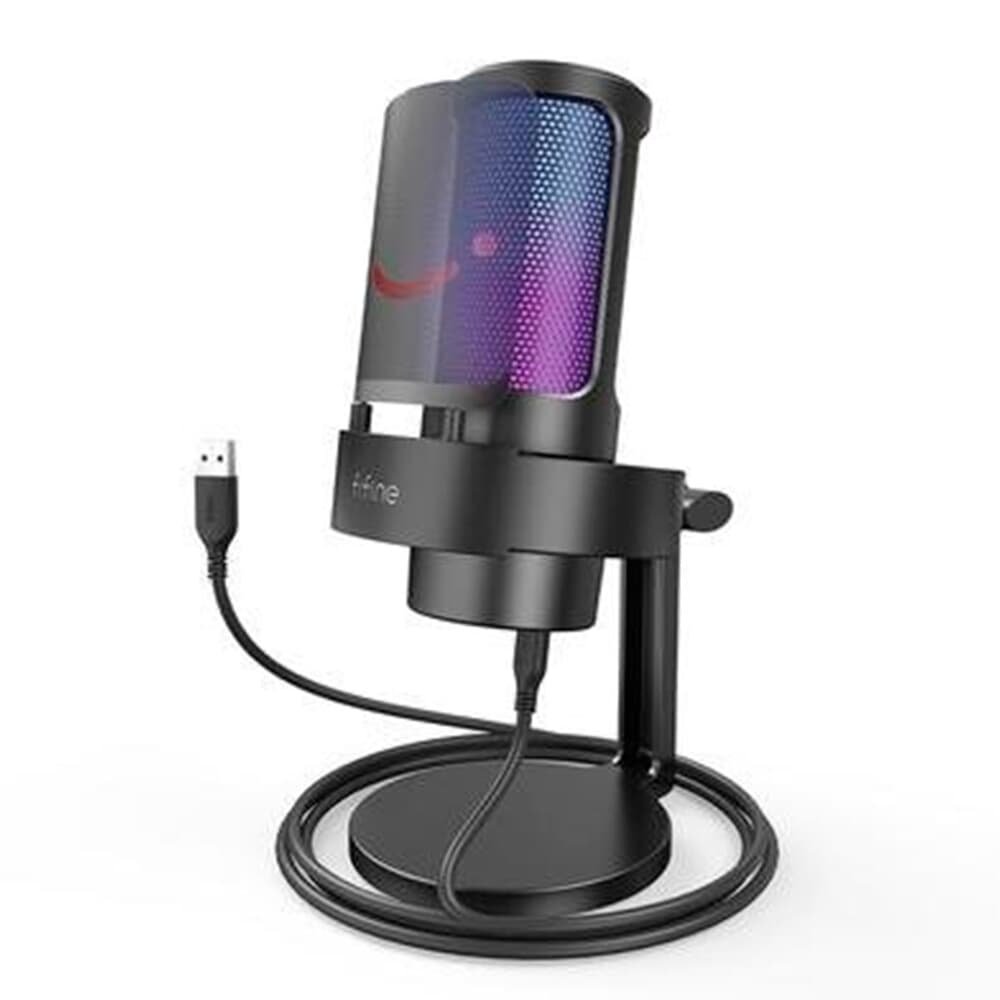 Imagem 2 de 5 do produto Kit Streamer Microfone de Mesa Fifine + Mesa Controladora Fifine
