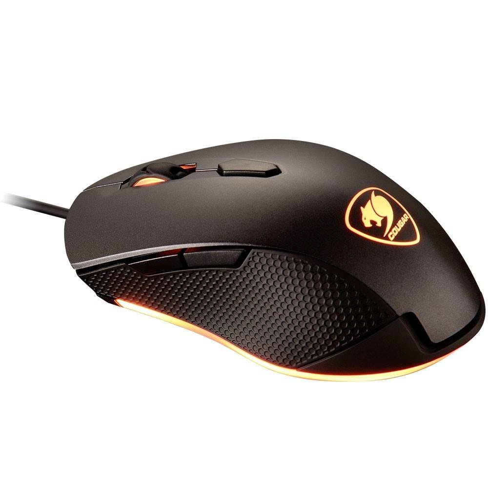 Mouse Cougar Minos X3, LED, 3200 DPI, Sensor Óptico, 6 Botões, Preto