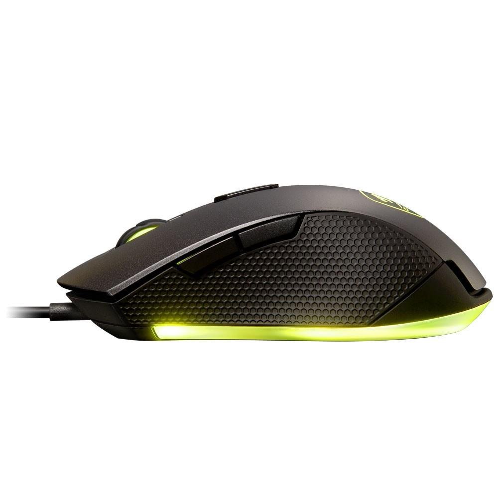 Mouse Cougar Minos X3, LED, 3200 DPI, Sensor Óptico, 6 Botões, Preto