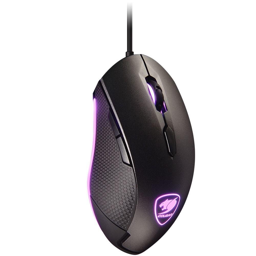 Mouse Cougar Minos X3, LED, 3200 DPI, Sensor Óptico, 6 Botões, Preto