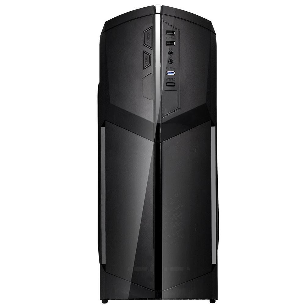 Gabinete Thermaltake Versa N21 SGCC Preto  CA-1D9-00M1WN-00