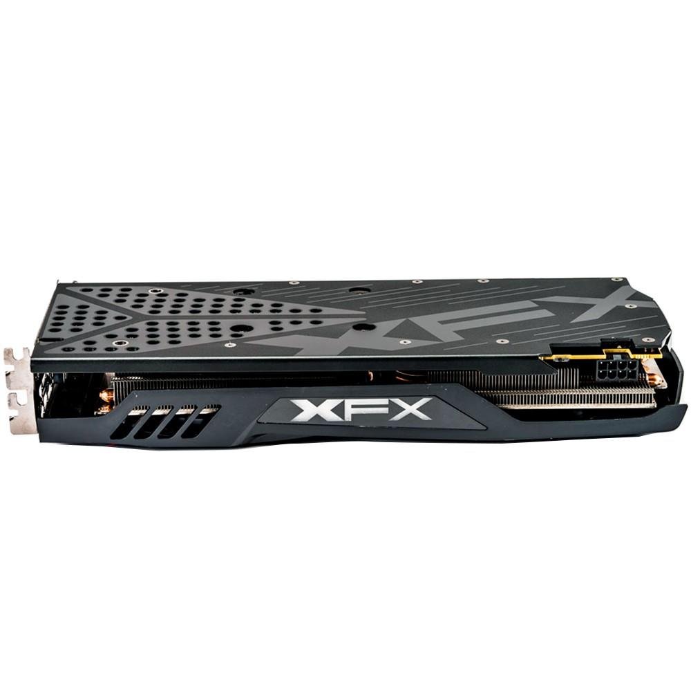 Placa de Vídeo VGA AMD XFX RX 480 8GB GTR DDR5 1338Mhz Black LED XFX RX-480P8DBA6