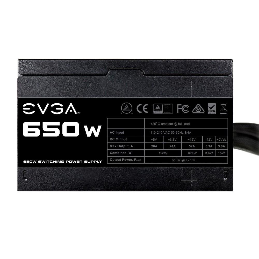 Fonte EVGA 650W 100-N1-0650-L Fonte EVGA 650W 100-N1-0650-L