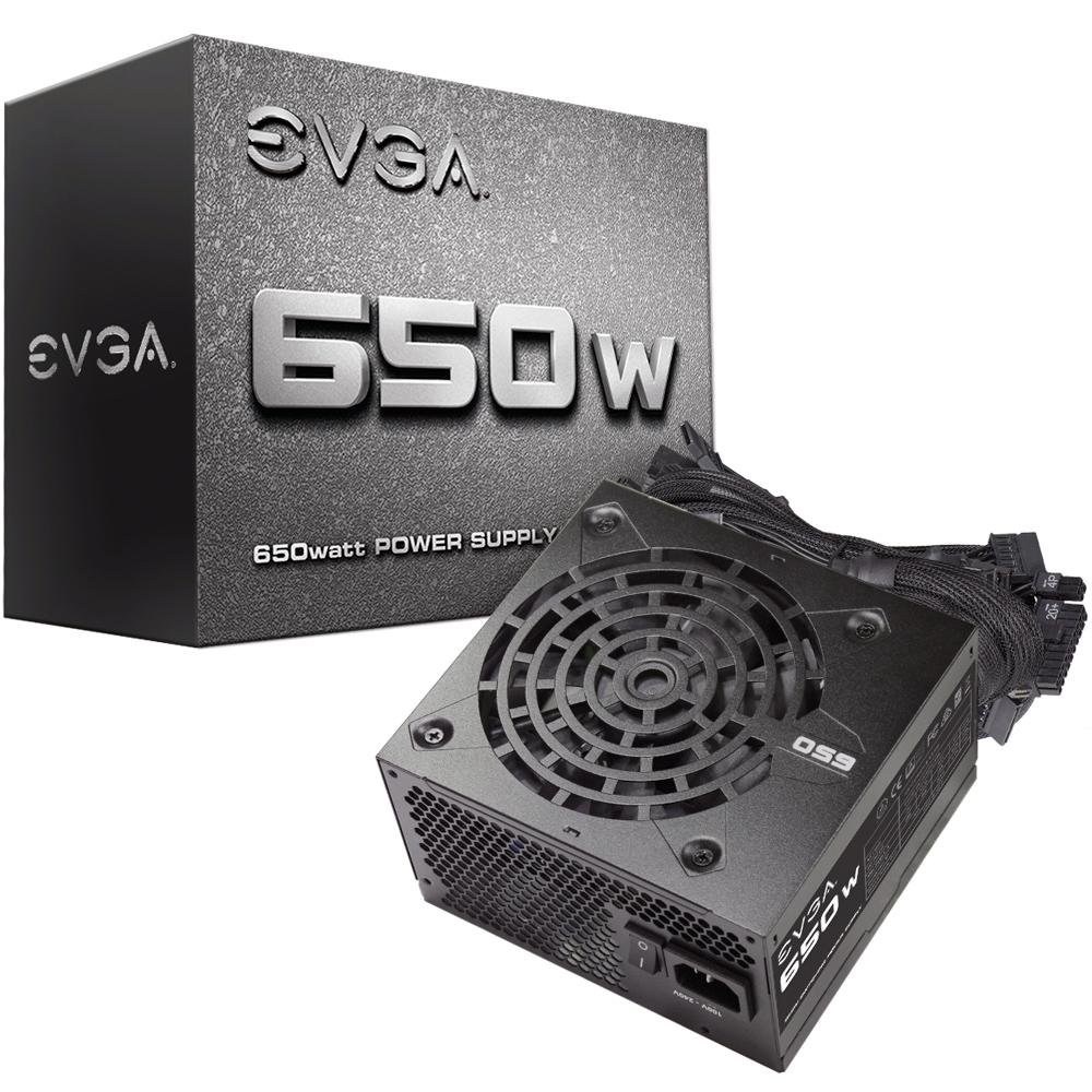 Fonte EVGA 650W 100-N1-0650-L Fonte EVGA 650W 100-N1-0650-L