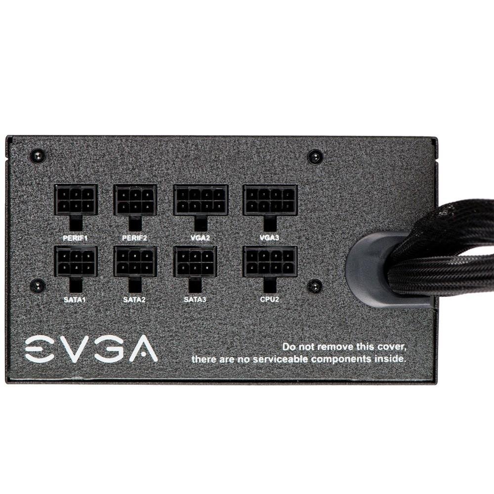 Fonte EVGA, 750W, 80 Plus Bronze, Semi Modular, PFC Ativo, Sem Cabos, Preto - 110-BQ-0750-V Fonte EVGA, 750W, 80 Plus Bronze, Semi Modular, PFC Ativo, Sem Cabos, Preto - 110-BQ-0750-V