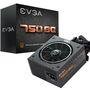 Fonte EVGA, 750W, 80 Plus Bronze, Semi Modular, PFC Ativo, Sem Cabos, Preto - 110-BQ-0750-V