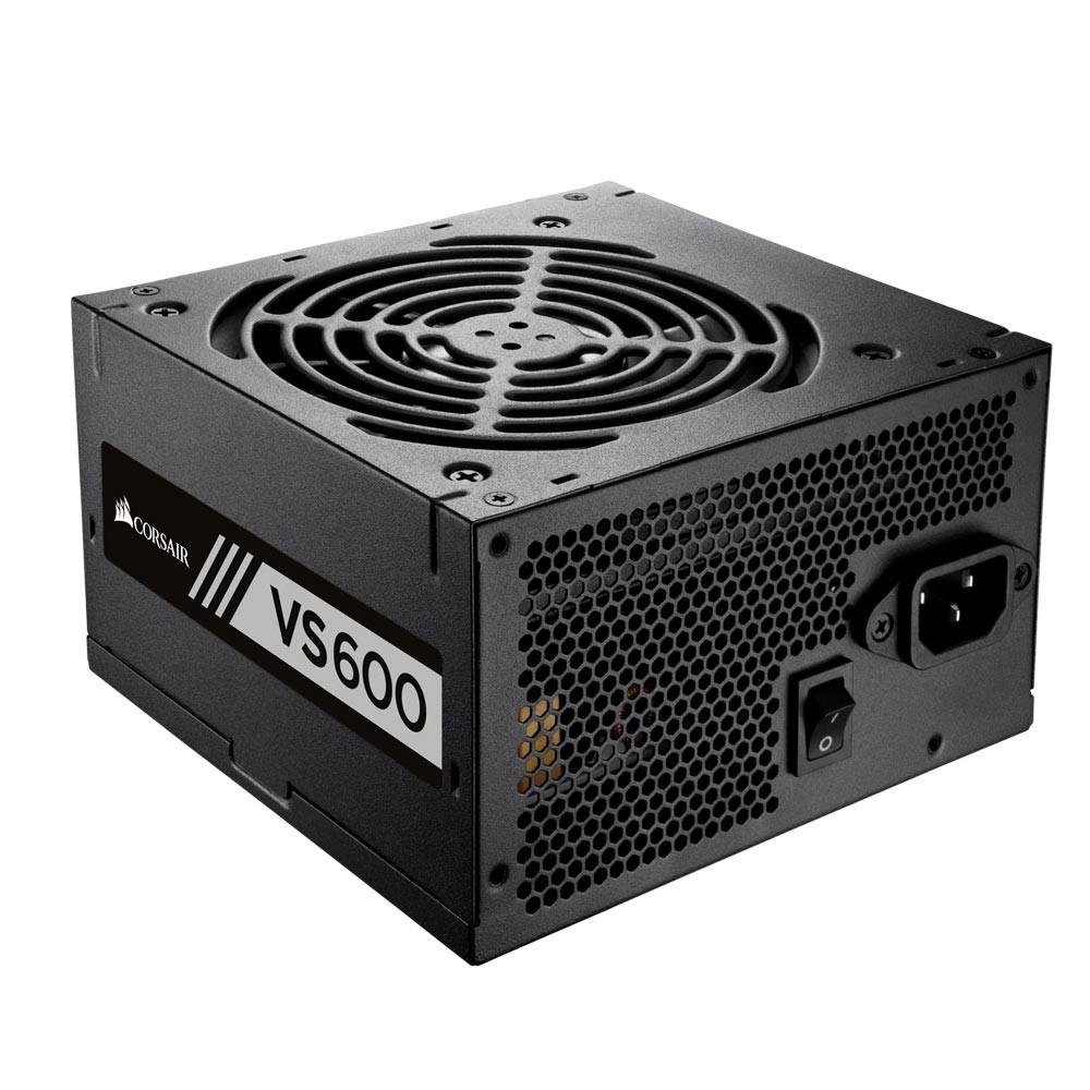 Fonte Corsair 600W 80 Plus White VS600, PFC Ativo - CP-9020119 Fonte Corsair 600W 80 Plus White VS600, PFC Ativo - CP-9020119