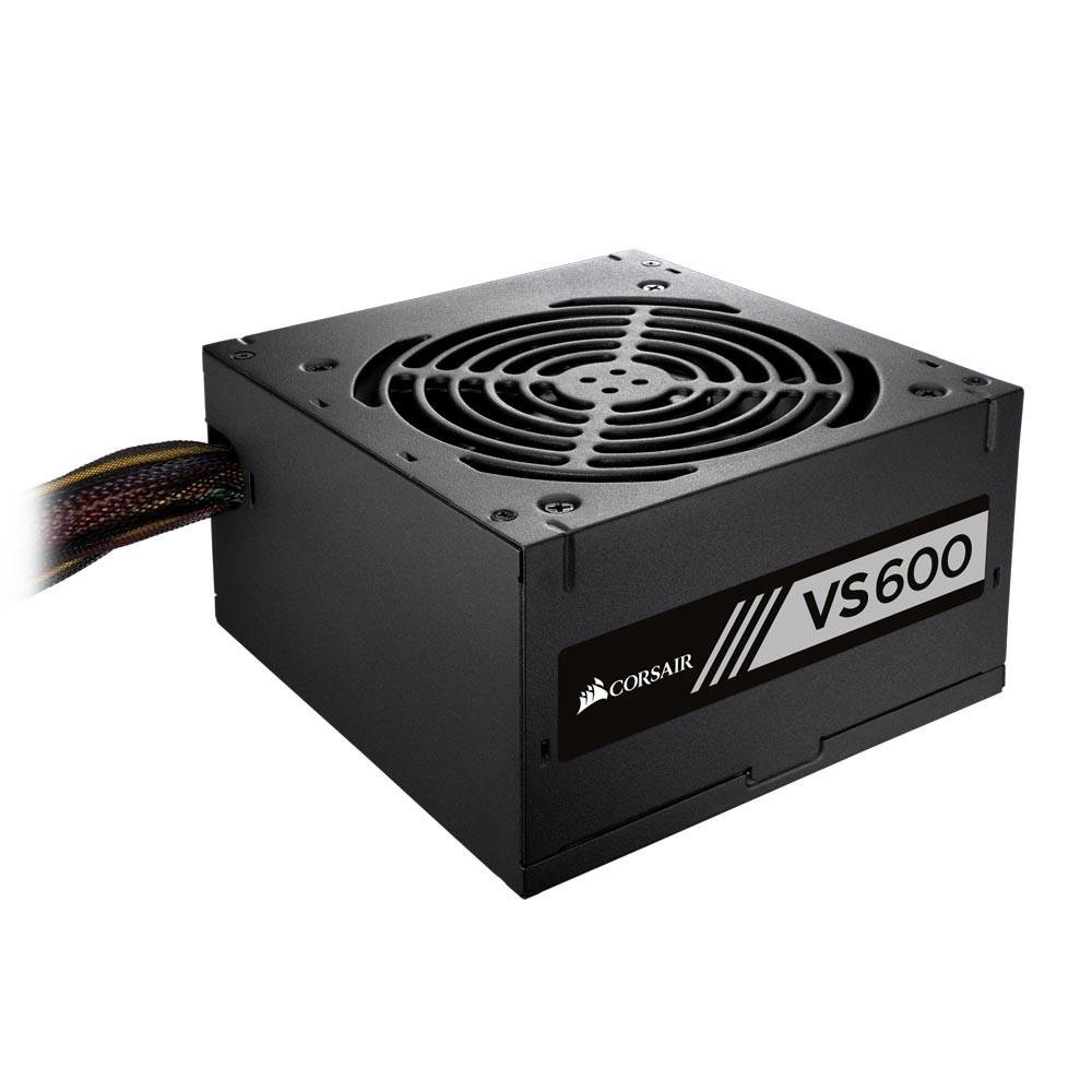 Fonte Corsair 600W 80 Plus White VS600, PFC Ativo - CP-9020119 Fonte Corsair 600W 80 Plus White VS600, PFC Ativo - CP-9020119