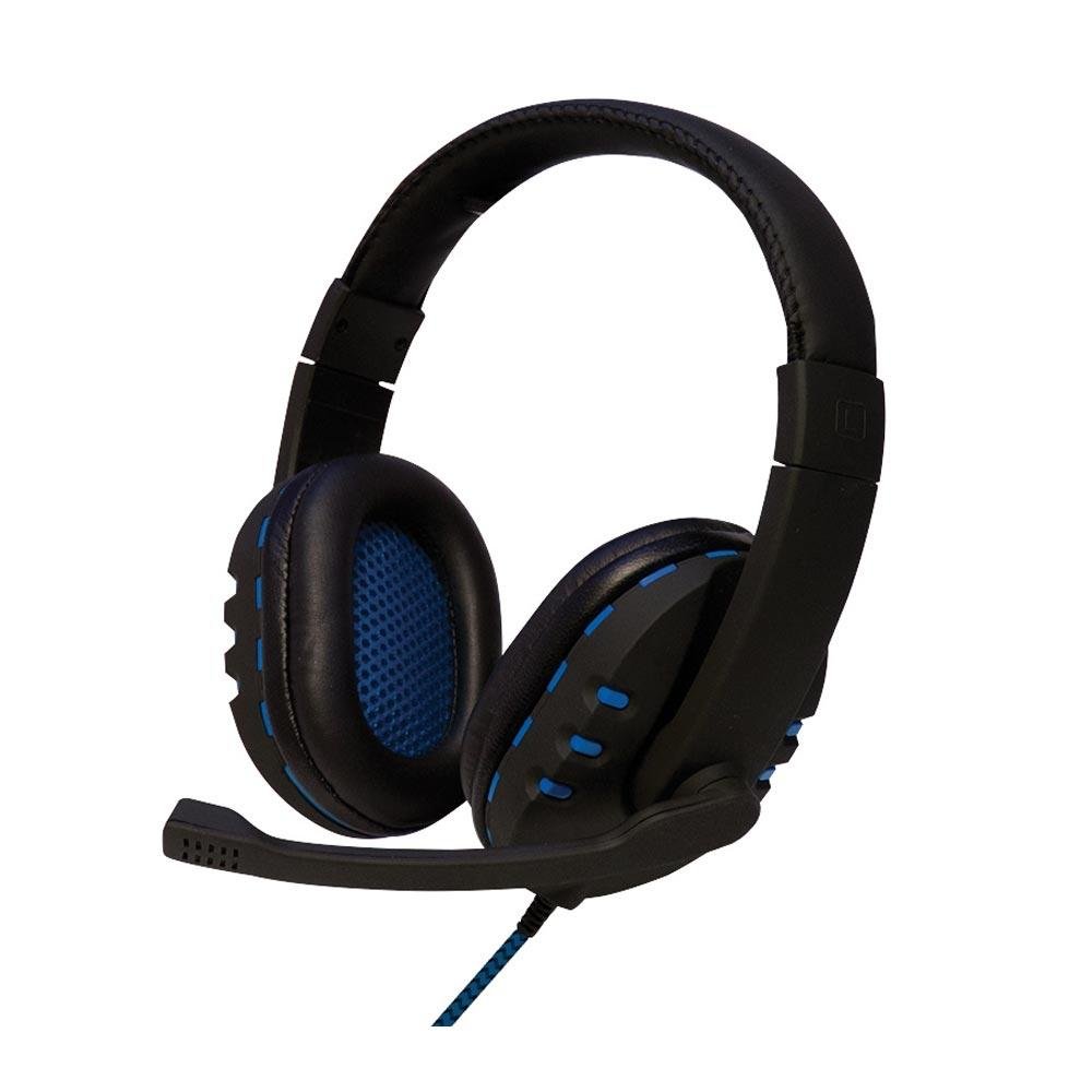 Headset Gamer Oex Game USB Preto/Azul - HS206 | KaBuM!