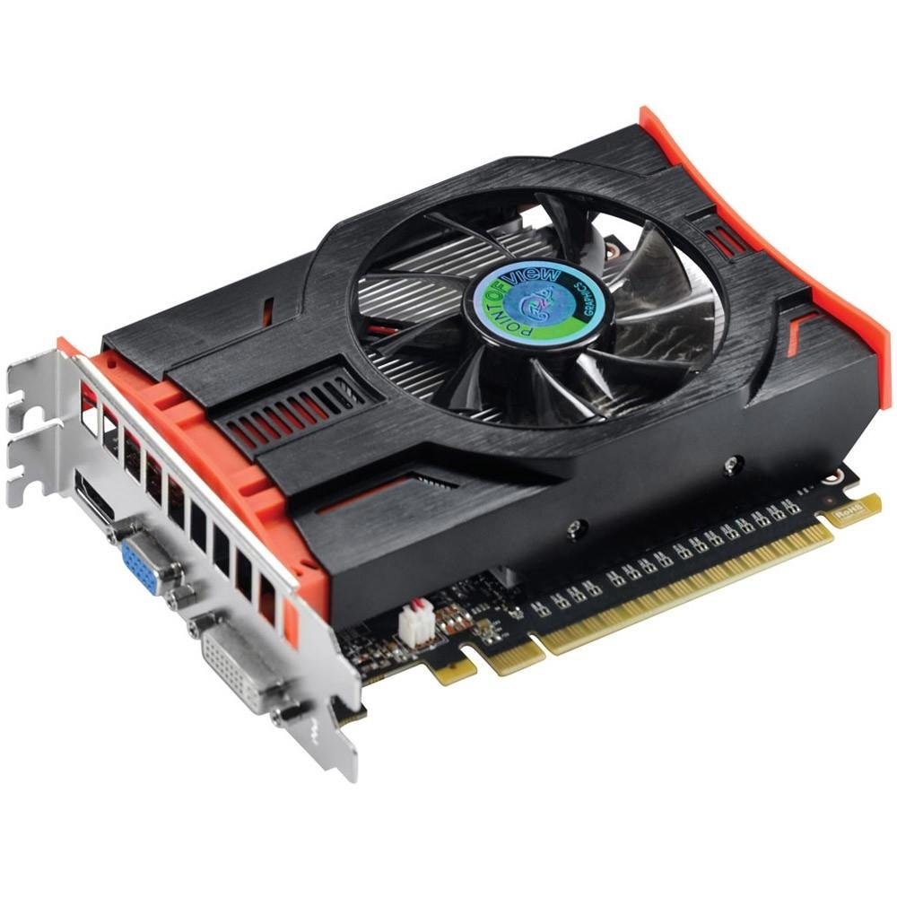 Imagem 4 de 7 do produto Placa de Vídeo VGA Point of View GeForce GTX 650 2GB DDR5 128-Bits PCI-Express 3.0 - VGA-650-C1-2048