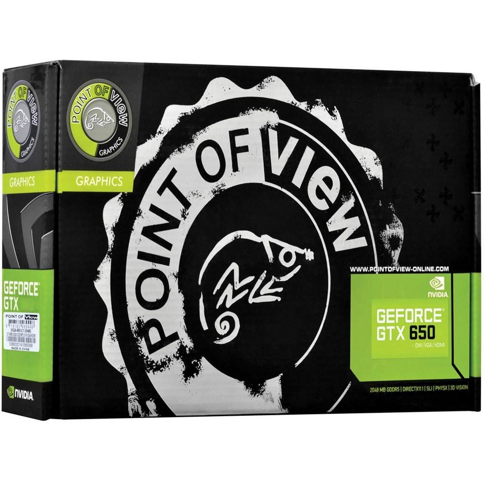 Imagem 7 de 7 do produto Placa de Vídeo VGA Point of View GeForce GTX 650 2GB DDR5 128-Bits PCI-Express 3.0 - VGA-650-C1-2048