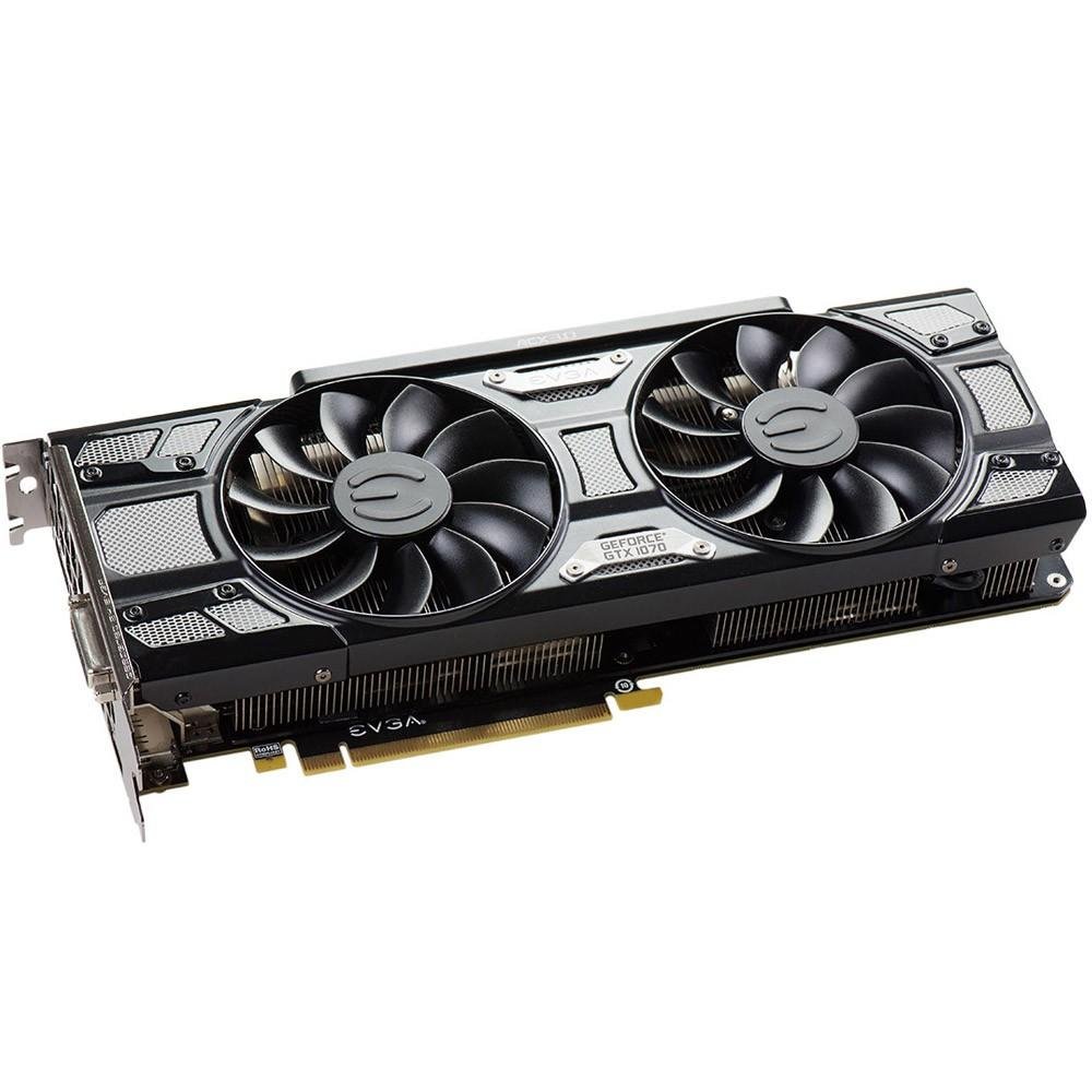 Placa de Vídeo EVGA NVIDIA GeForce GTX 1070 SC Gaming 8GB, GDDR5 - 08G-P4-5173-KR Placa de Vídeo EVGA NVIDIA GeForce GTX 1070 SC Gaming 8GB, GDDR5 - 08G-P4-5173-KR