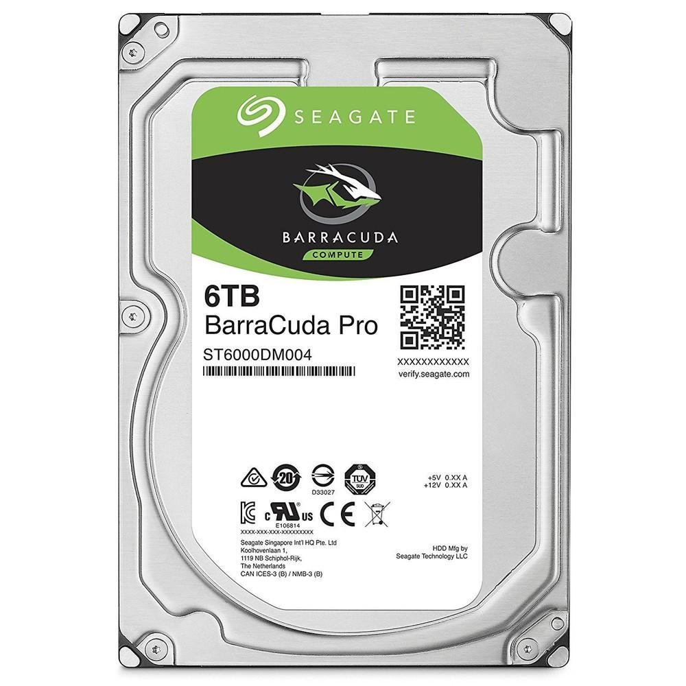 HD Seagate BarraCuda Pro, 6TB, 3.5´, SATA - ST6000DM004 HD Seagate BarraCuda Pro, 6TB, 3.5´, SATA - ST6000DM004