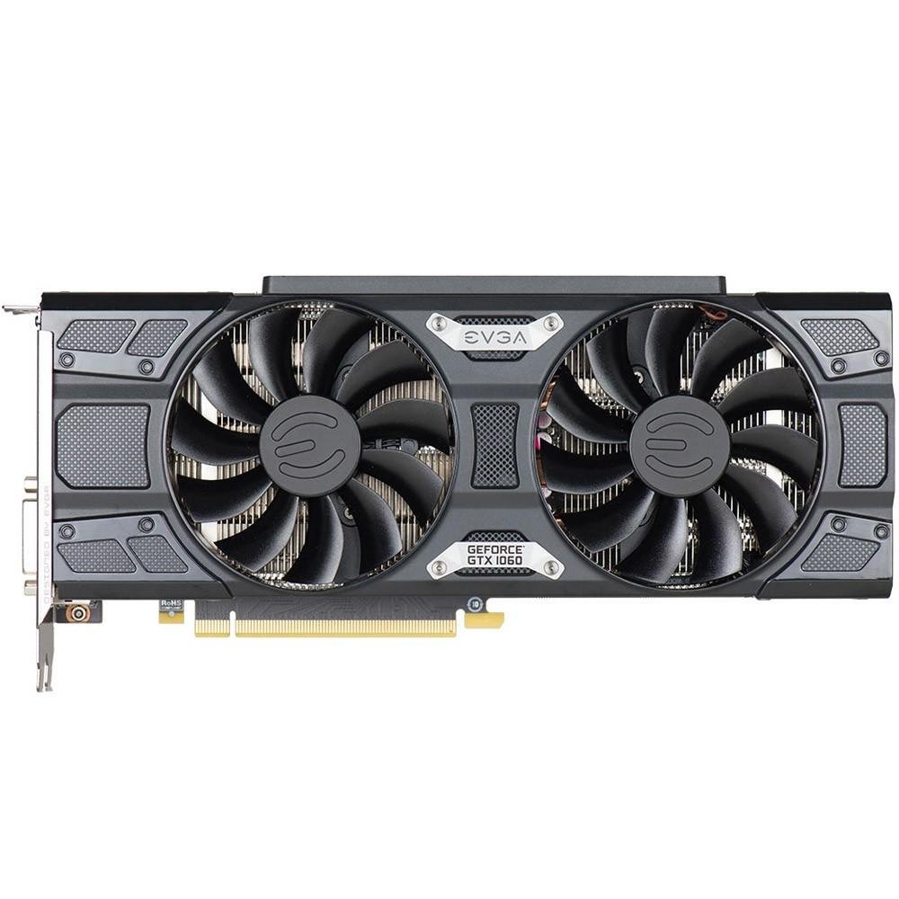 Placa de Vídeo EVGA NVIDIA GeForce GTX 1060 Gaming 6GB, GDDR5 - 06G-P4-6262-KR