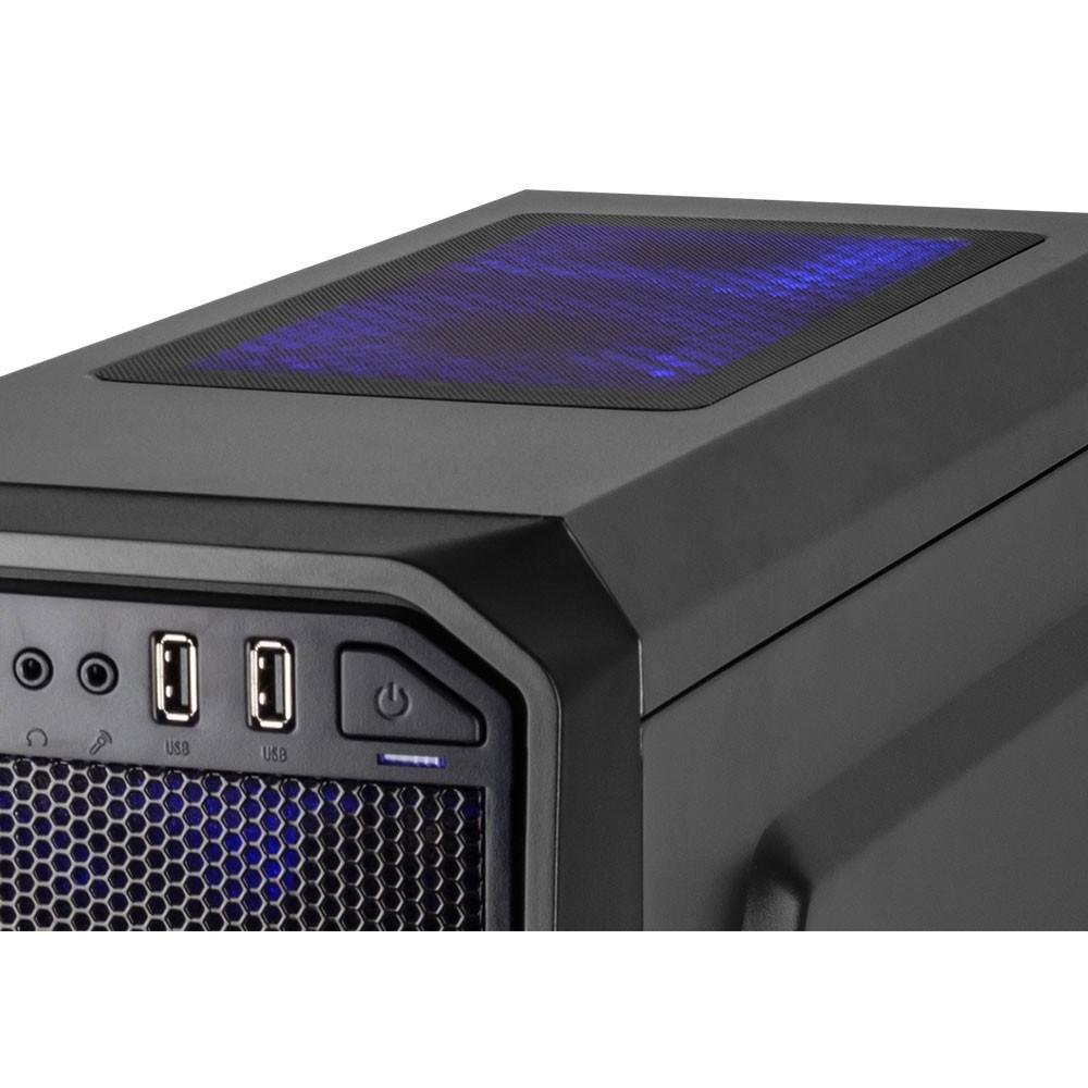 Imagem 2 de 4 do produto Gabinete C3Tech Gamer Full-ATX com Lateral em Acrílico sem Fonte Preto MT-G600BK