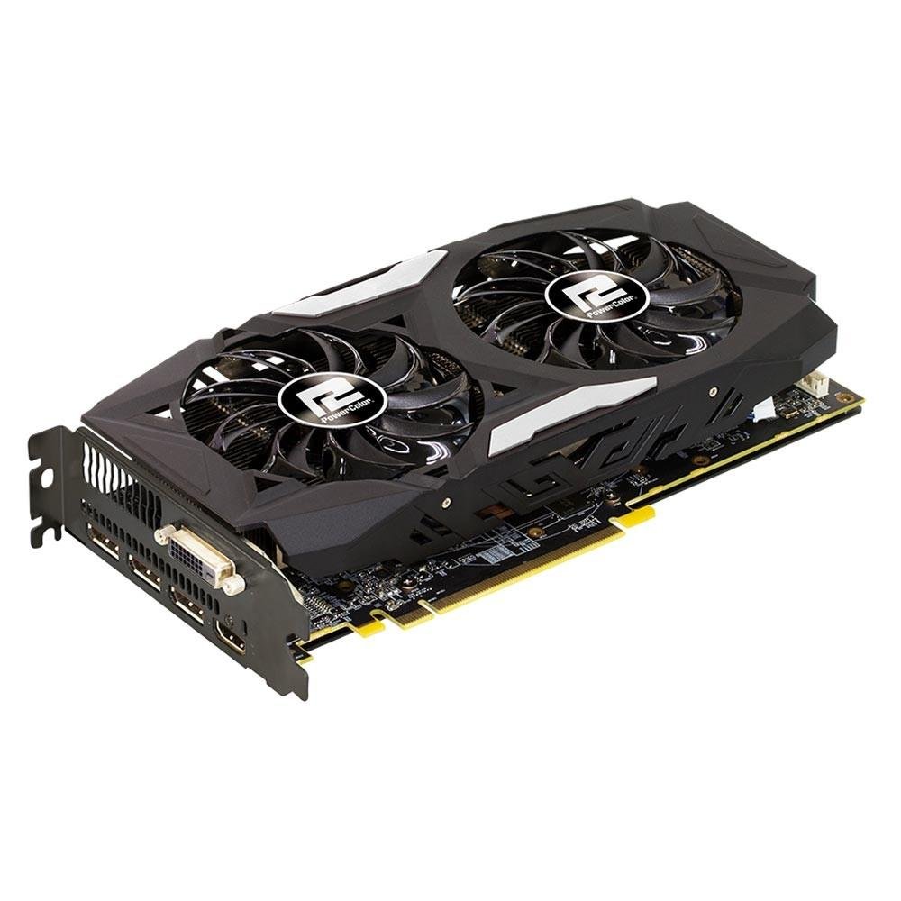 Placa de Video VGA AMD PowerColor RADEON RX 480 Red Dragon 8GB DDR5 AXRX 480 8GBD5-3DHD