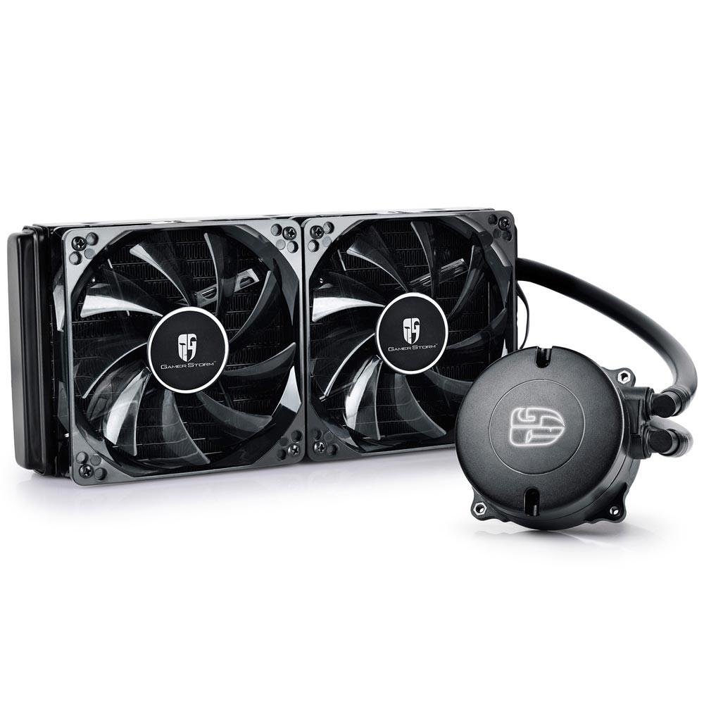 Imagem 2 de 7 do produto WaterCooler Maelstrom 240T DeepCool 120mm para AMD e Intel com LED Vermelho - MS240T-RED