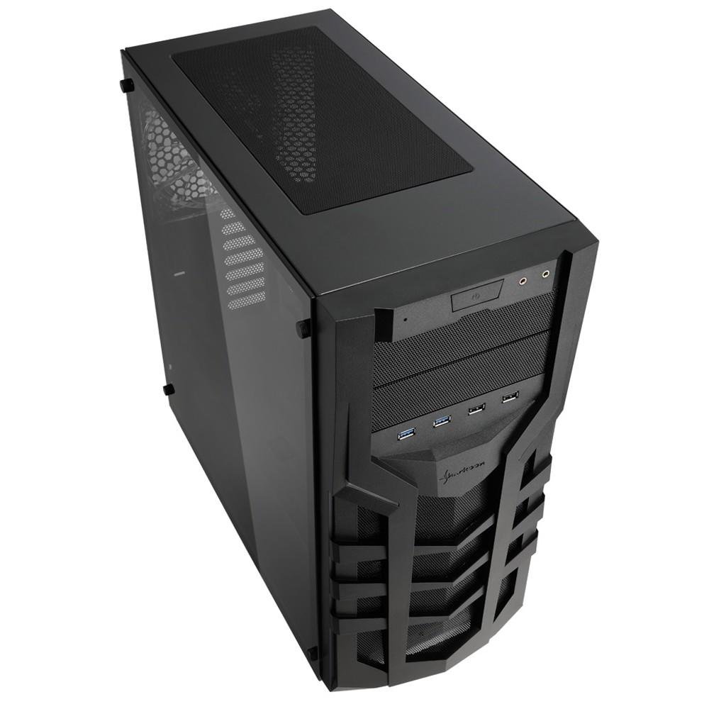 Imagem 2 de 4 do produto Gabinete Sharkoon Red ATX com Vidro Lateral Temperado - DG7000-G