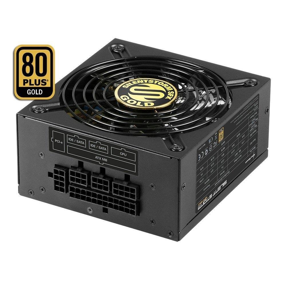 Fonte Sharkoon 500W 80 Plus Gold Modular - SFX500