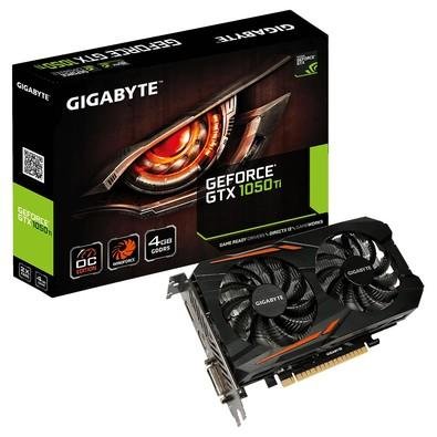 【新品】NVIDIA GEFORCE GTX 1050Ti Placa de Vídeo Gigabyte NVIDIA GeForce GTX 1050 Ti OC 4G