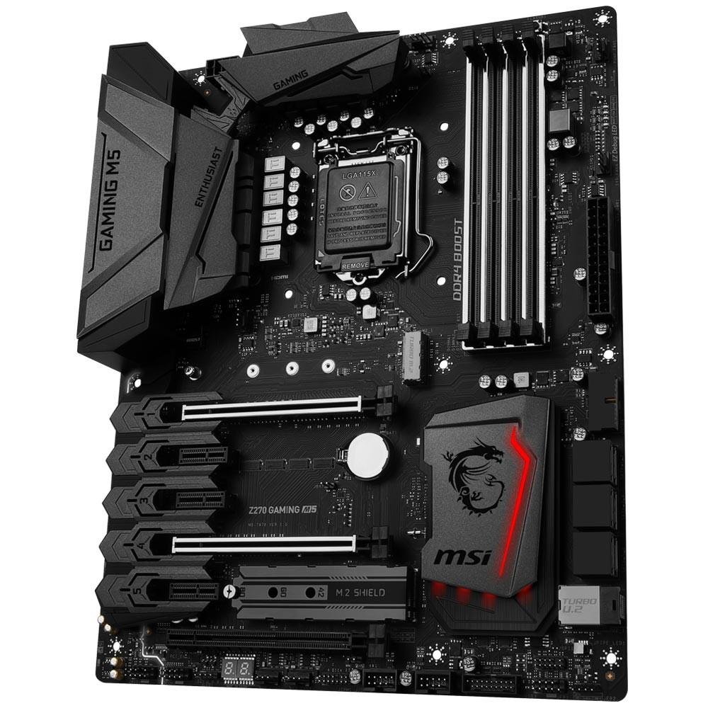 Imagem 4 de 8 do produto Placa-Mãe MSI p/ Intel LGA 1151 ATX Z270 GAMING M5 DDR4