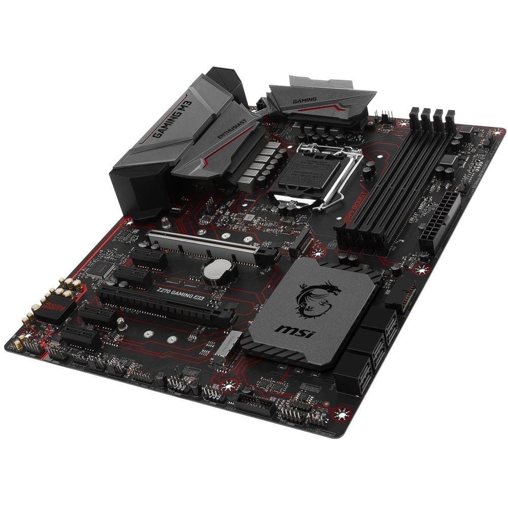 Placa-Mãe MSI p/ Intel LGA 1151 ATX Z270 GAMING M3 DDR4 Placa-Mãe MSI p/ Intel LGA 1151 ATX Z270 GAMING M3 DDR4